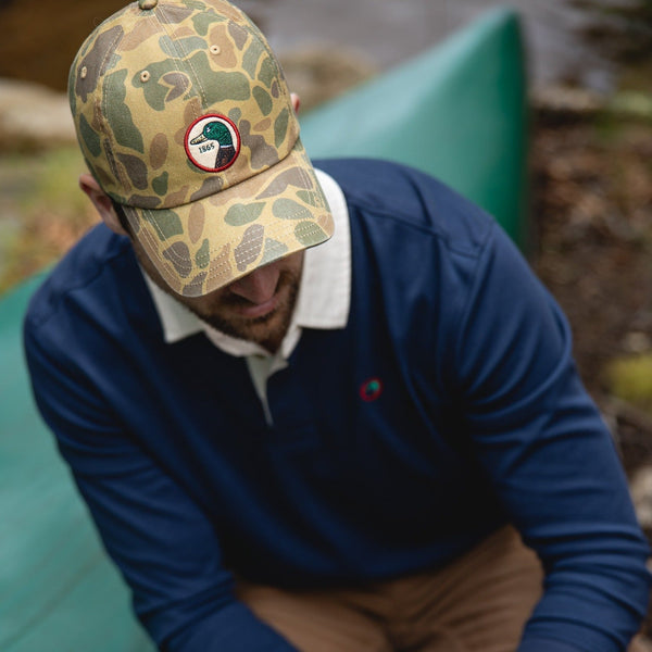 Circle Patch Twill Hat::Shop Now →::/products/circle-duck-patch-cap