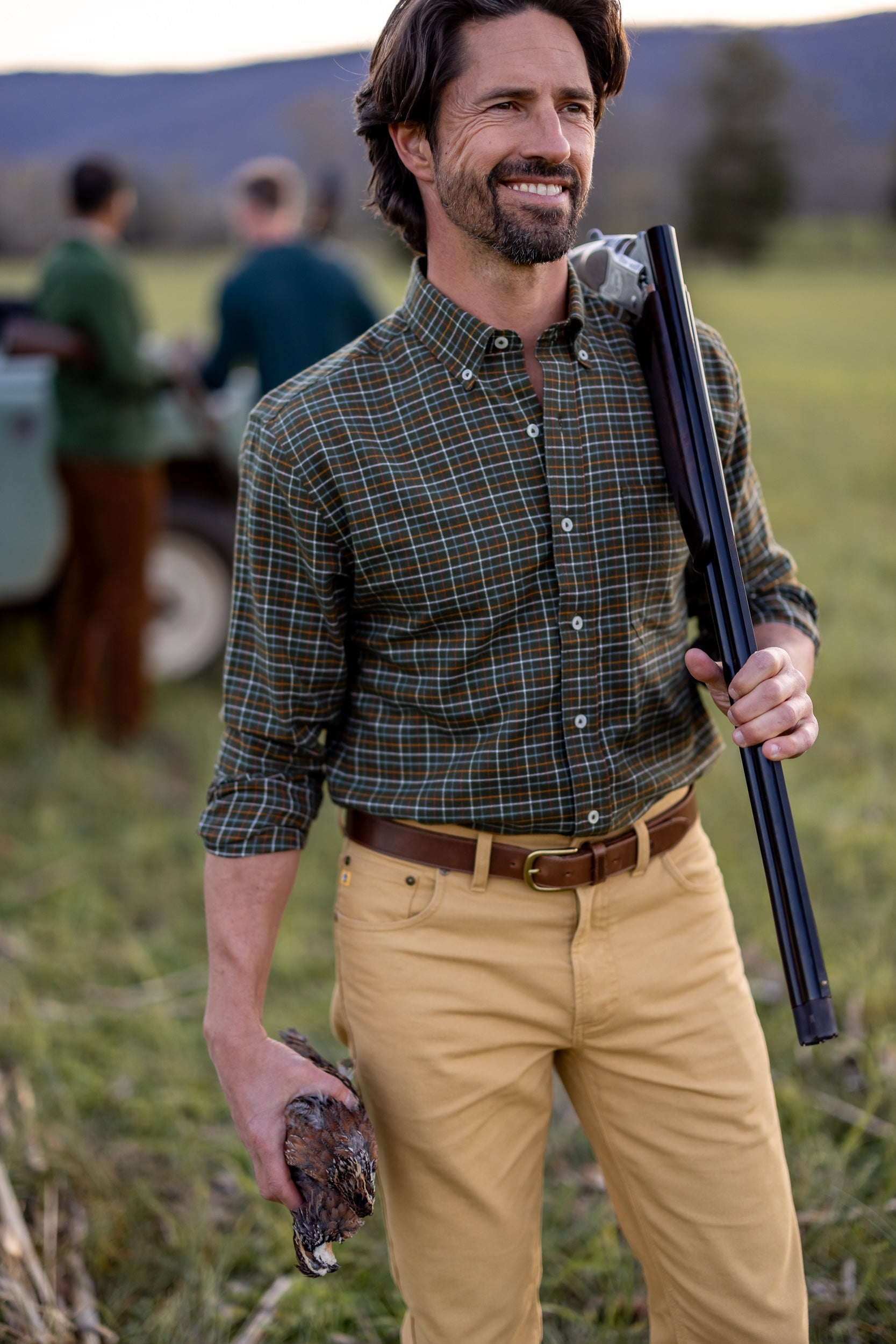 Clement Plaid Cotton Flannel Sport Shirt