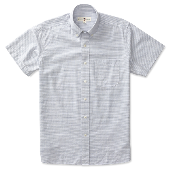 Hubert Stripe Cotton Slub Sport Shirt