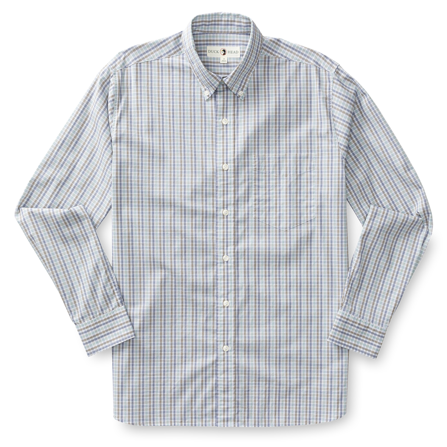 Mildren Plaid Cotton Poplin Sport Shirt