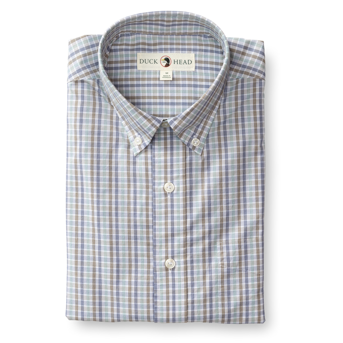 Mildren Plaid Cotton Poplin Sport Shirt