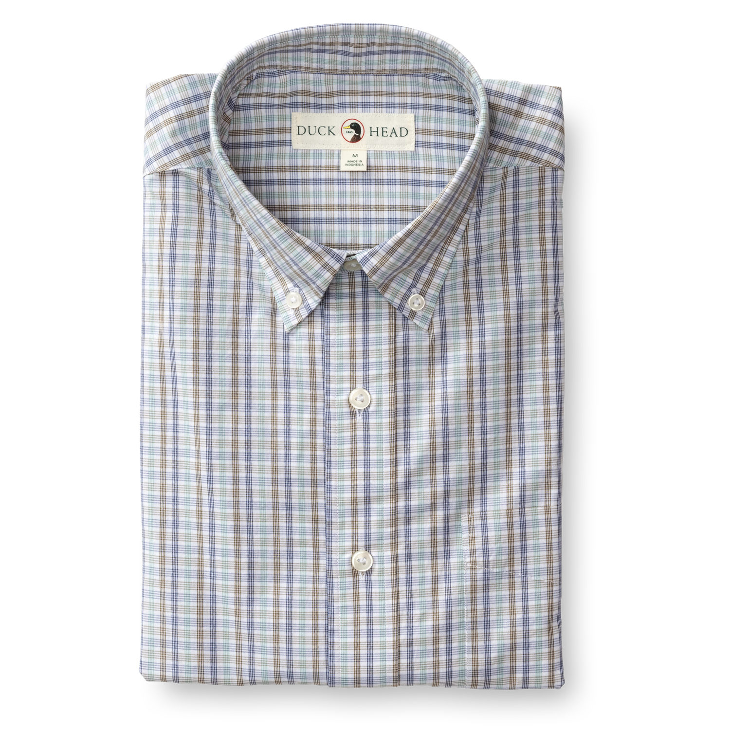 Mildren Plaid Cotton Poplin Sport Shirt