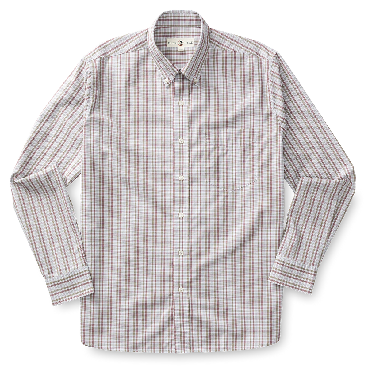 Mildren Plaid Cotton Poplin Sport Shirt