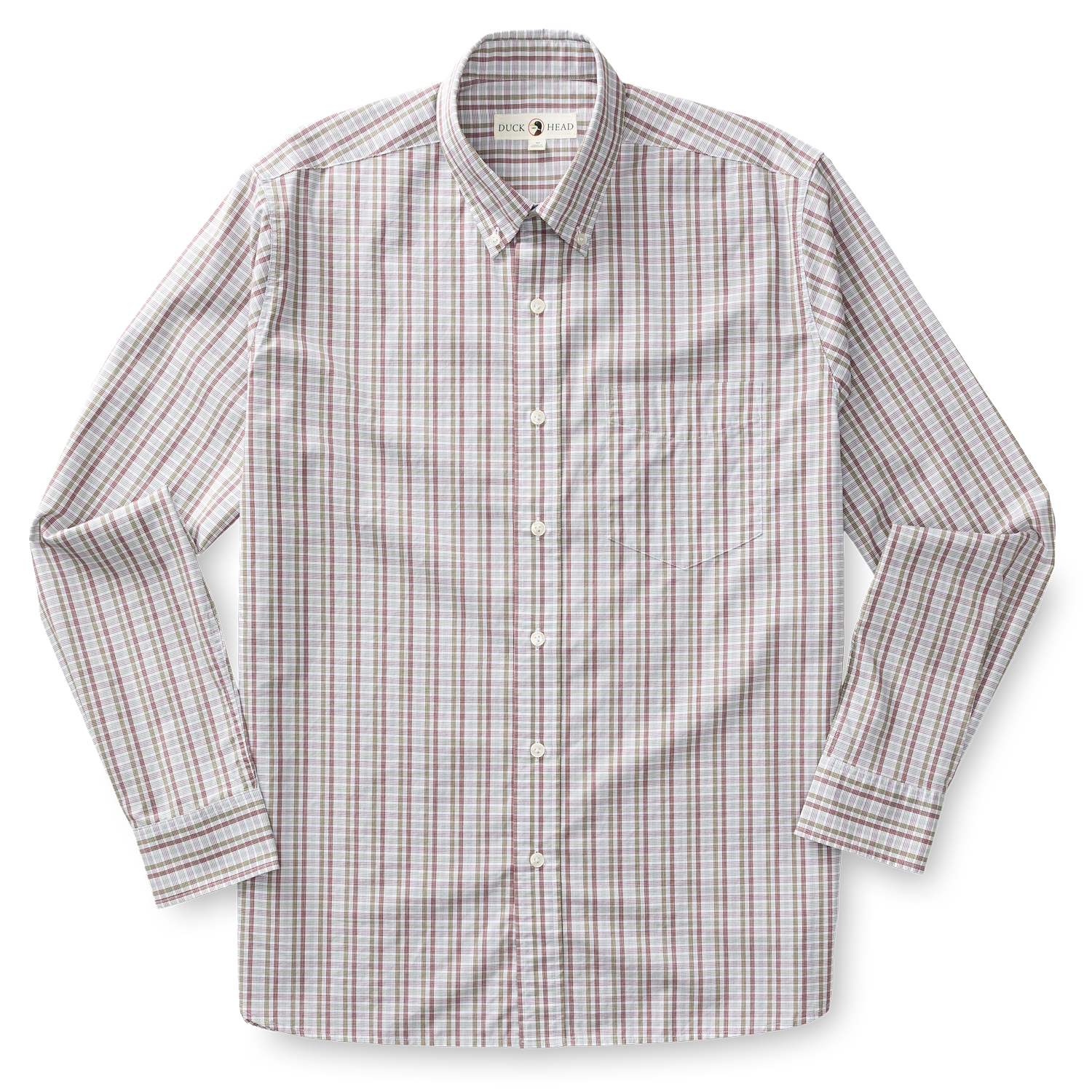 Mildren Plaid Cotton Poplin Sport Shirt