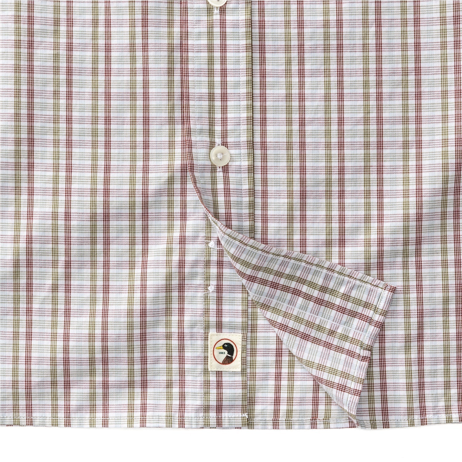 Mildren Plaid Cotton Poplin Sport Shirt