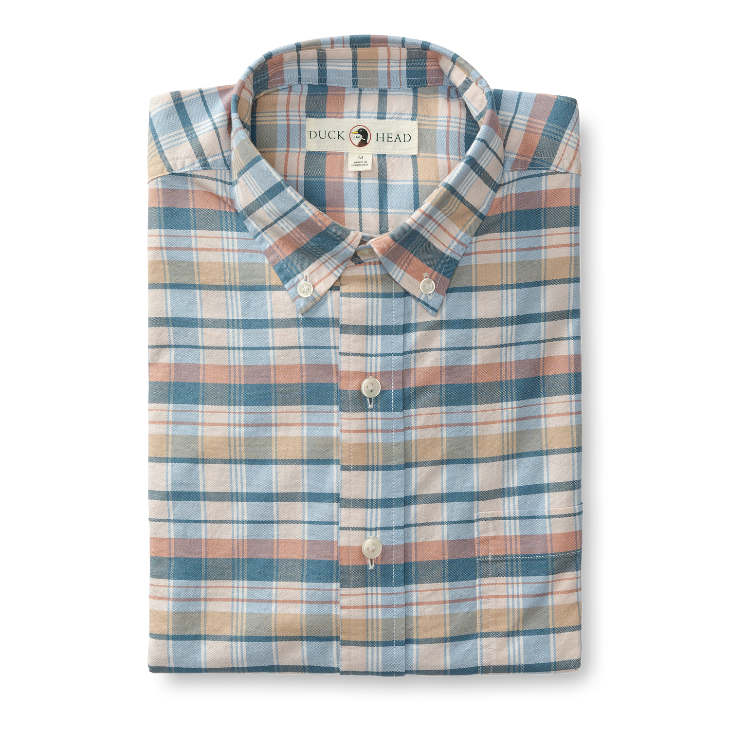 Landers Plaid Cotton Oxford Sport Shirt
