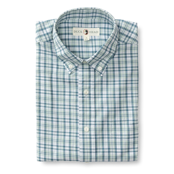 Dowling Plaid Cotton Twill Sport Shirt