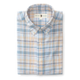 Kinston Plaid Linen Cotton Oxford Sport Shirt