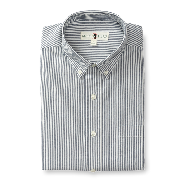 Collins Stripe Cotton Oxford Sport Shirt
