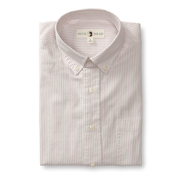 Collins Stripe Cotton Oxford Sport Shirt