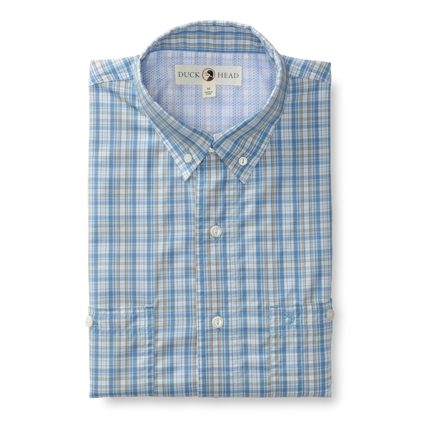 Ellsworth Plaid Performance Poplin Guide Shirt