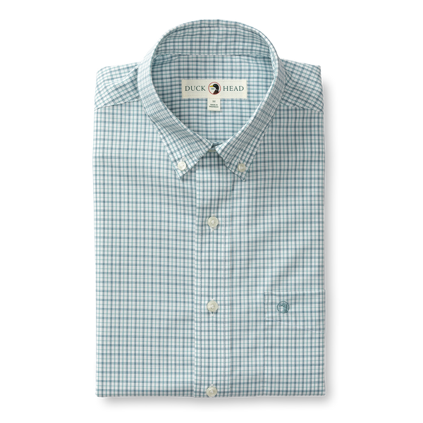 Langley Plaid Performance Poplin Sport Shirt