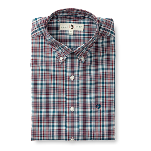 Wallace Plaid Performance Poplin Sport Shirt