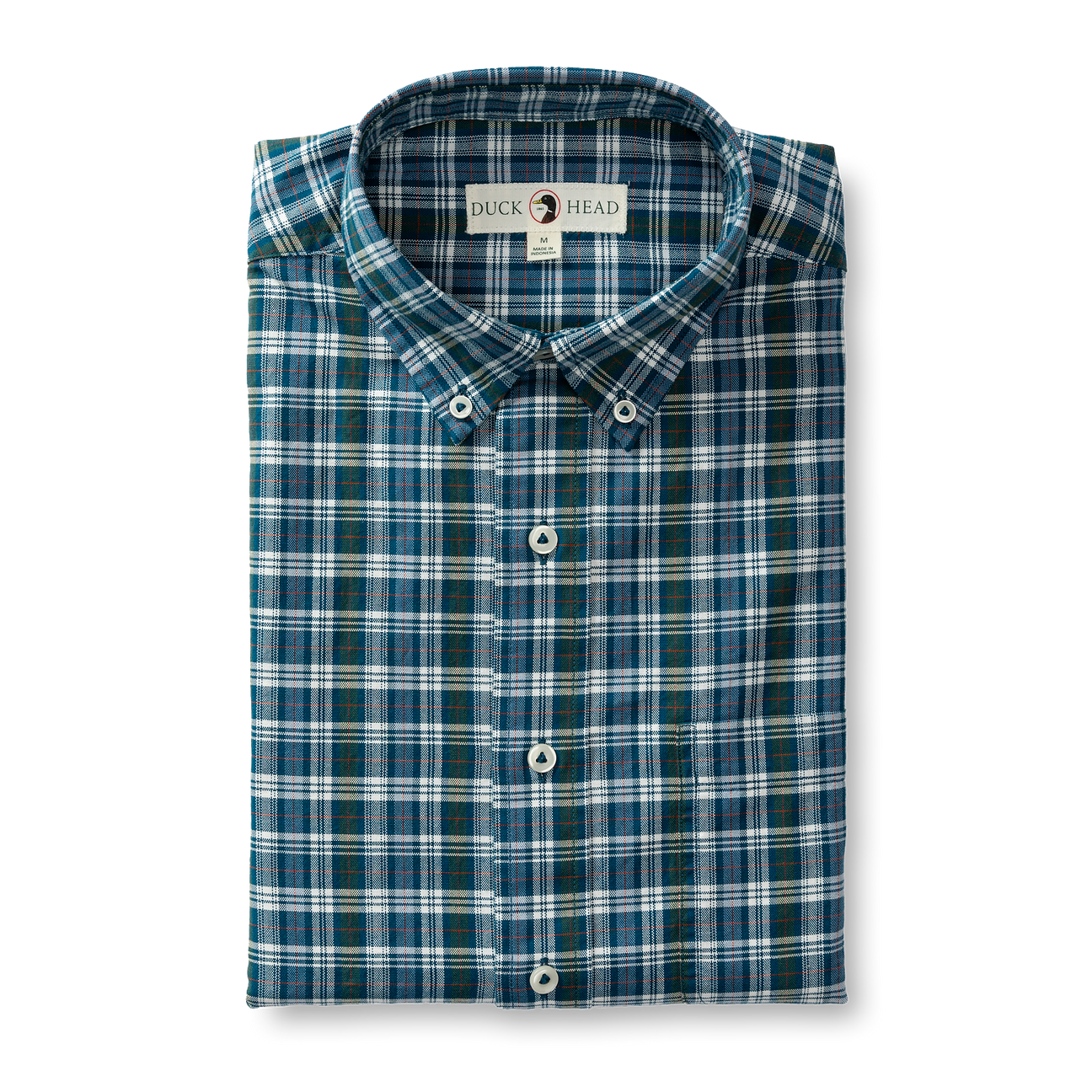 Thompson Plaid Cotton Oxford Sport Shirt
