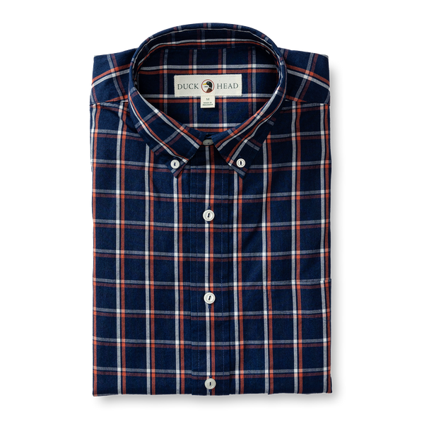 Tolbert Plaid Indigo Sport Shirt