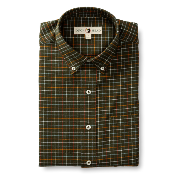 Clement Plaid Cotton Flannel Sport Shirt
