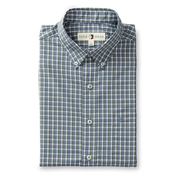 Harrell Plaid Performance Poplin Sport Shirt