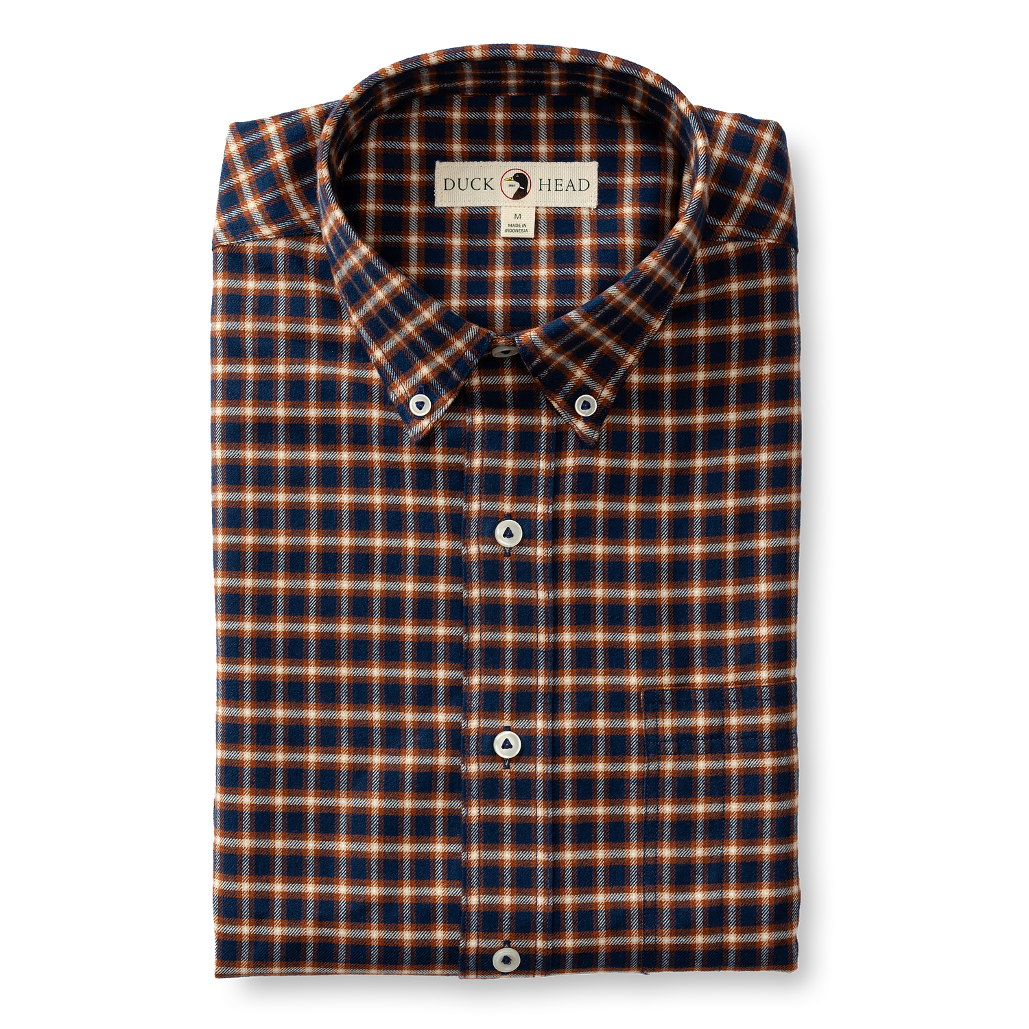 Harps Plaid Cotton Flannel Sport Shirt