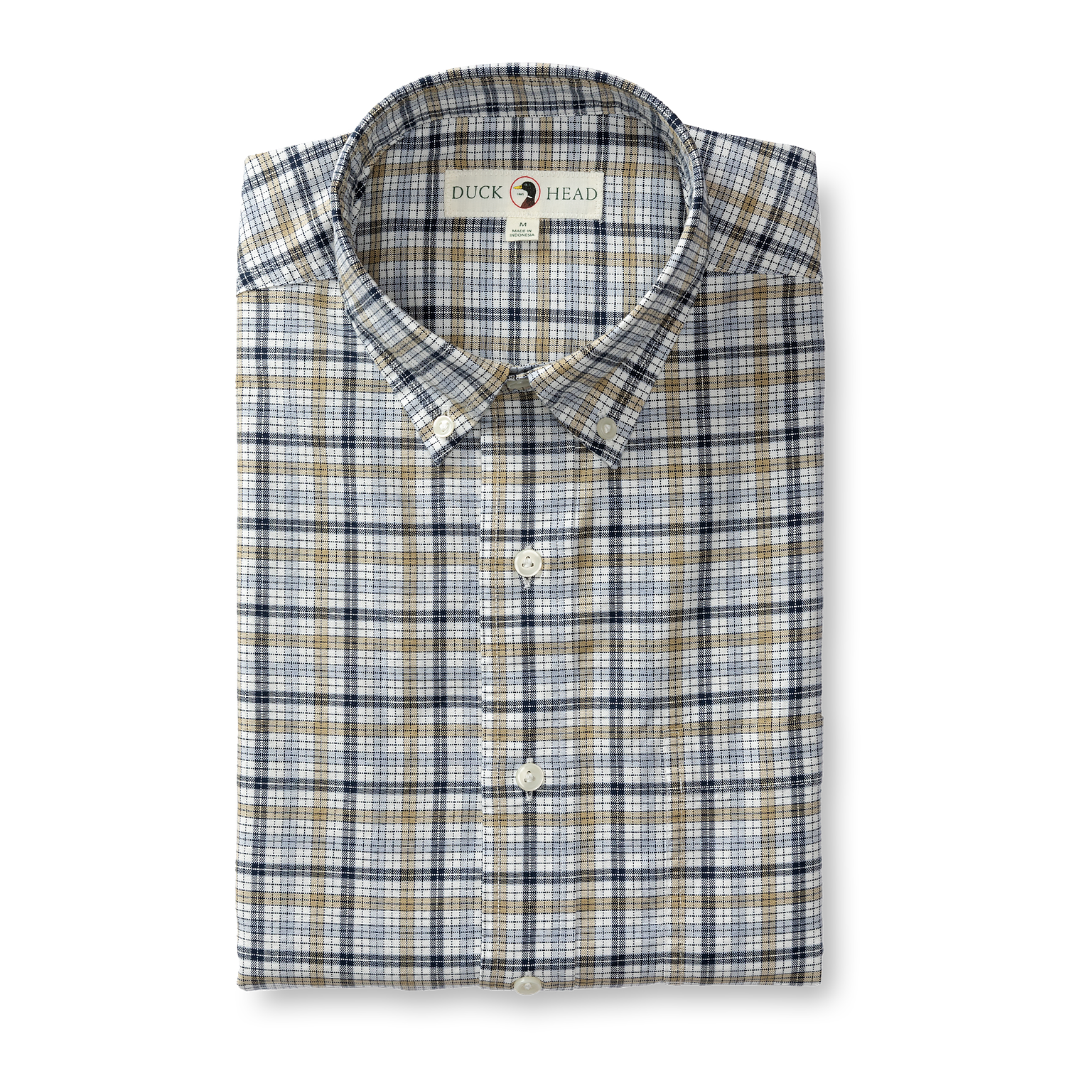 Russel Plaid Cotton Oxford Sport Shirt