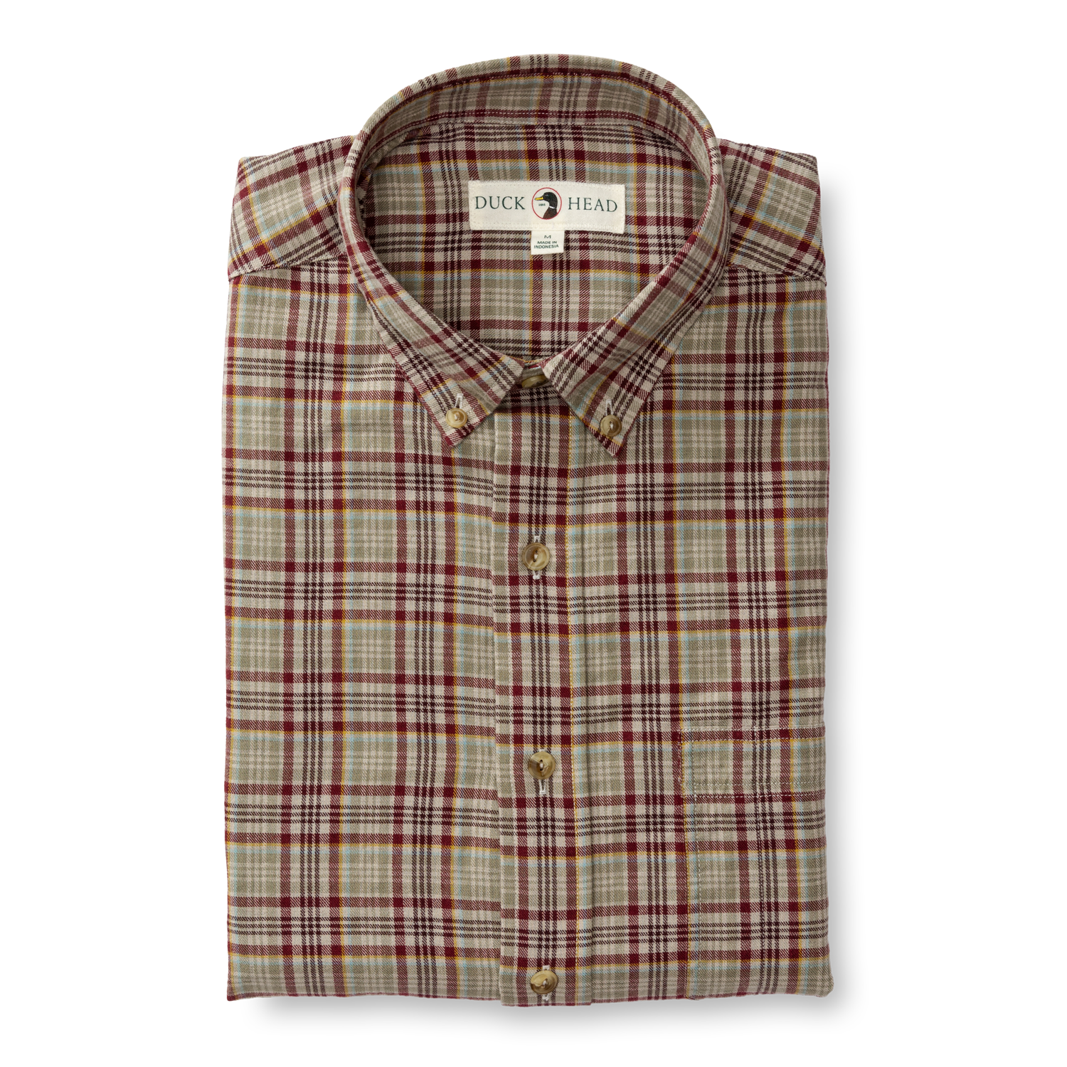 Westfall Plaid Cotton/Wool Twill Sport Shirt