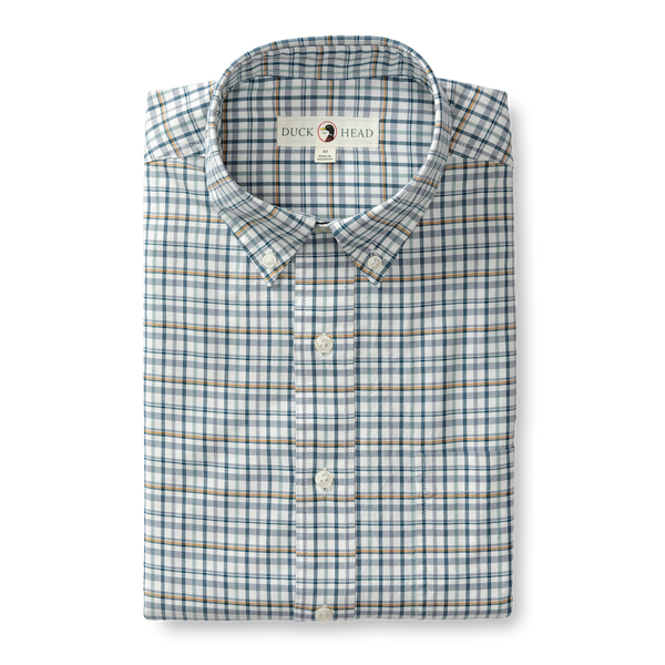 Dafton Plaid Cotton Oxford Sport Shirt