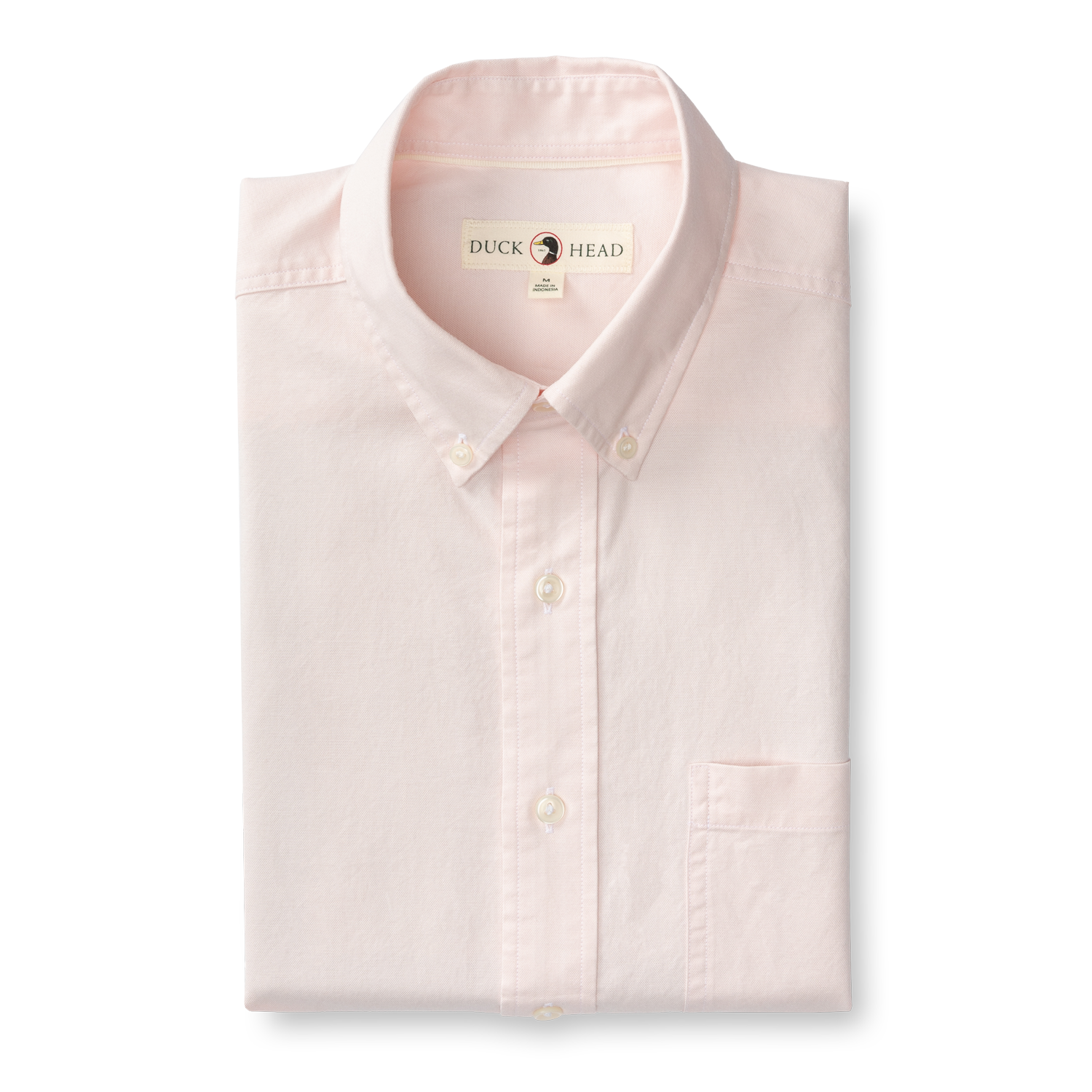 Morris Solid Cotton Oxford Sport Shirt - Pastel Pink