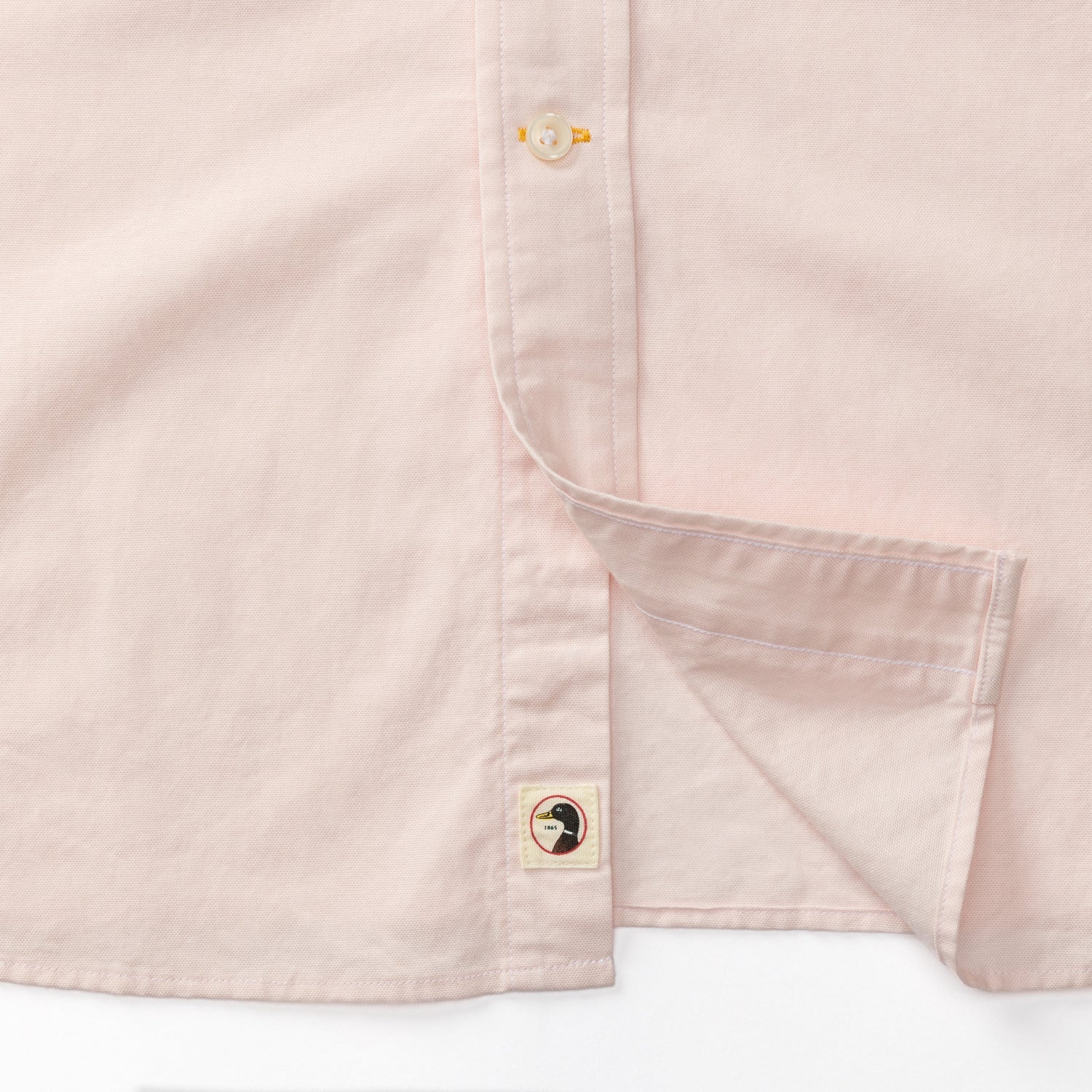 Morris Solid Cotton Oxford Sport Shirt - Pastel Pink