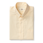 Morris Solid Cotton Oxford Sport Shirt - Pale Yellow
