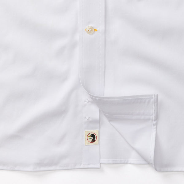 Boyce Solid Performance Poplin Sport Shirt - White