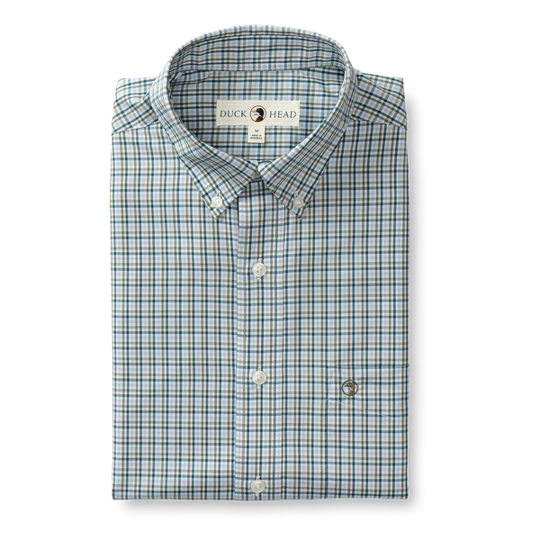 Benton Plaid Performance Poplin Sport Shirt