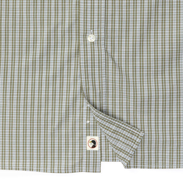 Stirling Plaid Cotton Poplin Sport Shirt