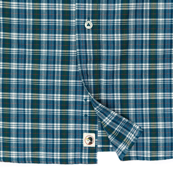 Thompson Plaid Cotton Oxford Sport Shirt