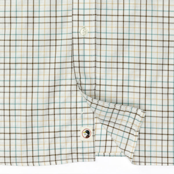 Joyner Plaid Cotton Twill Sport Shirt