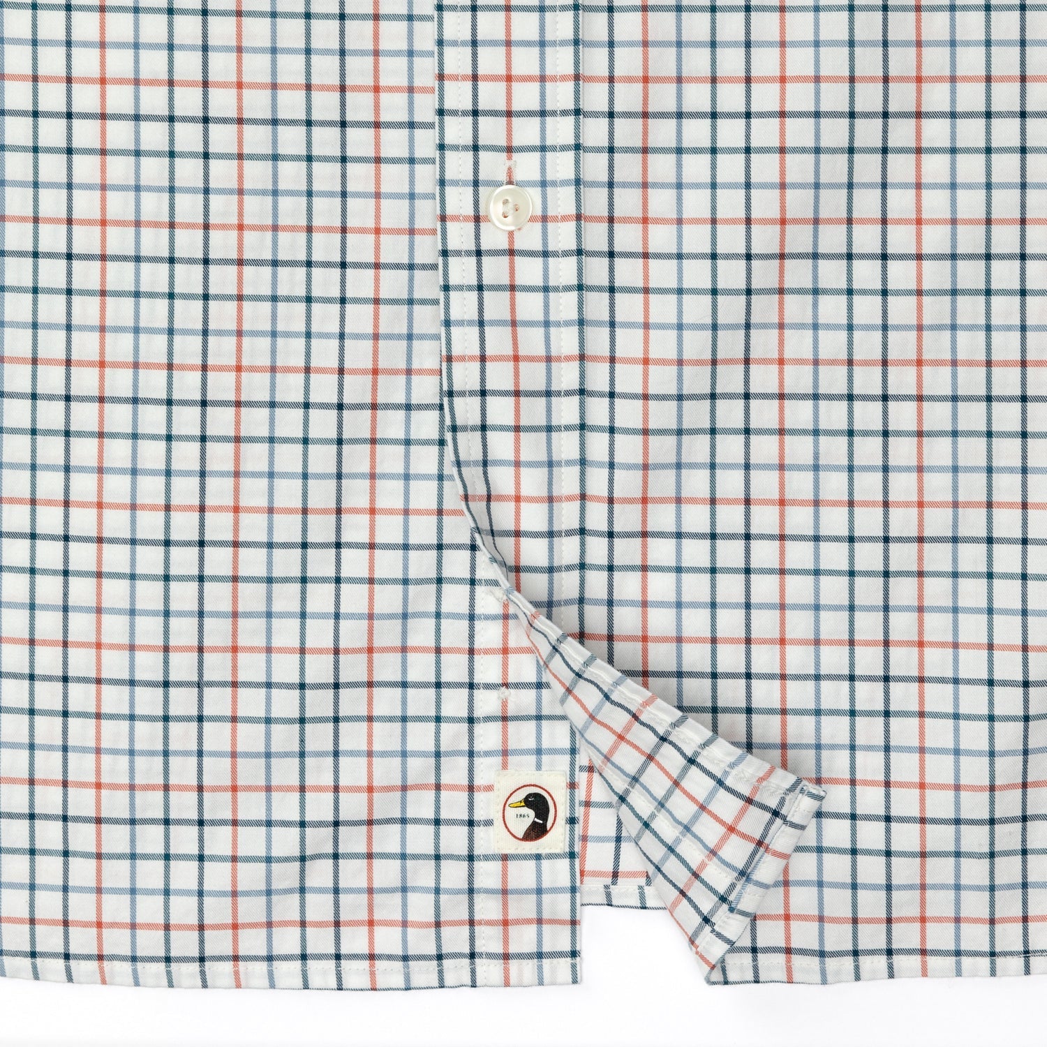 Joyner Plaid Cotton Twill Sport Shirt