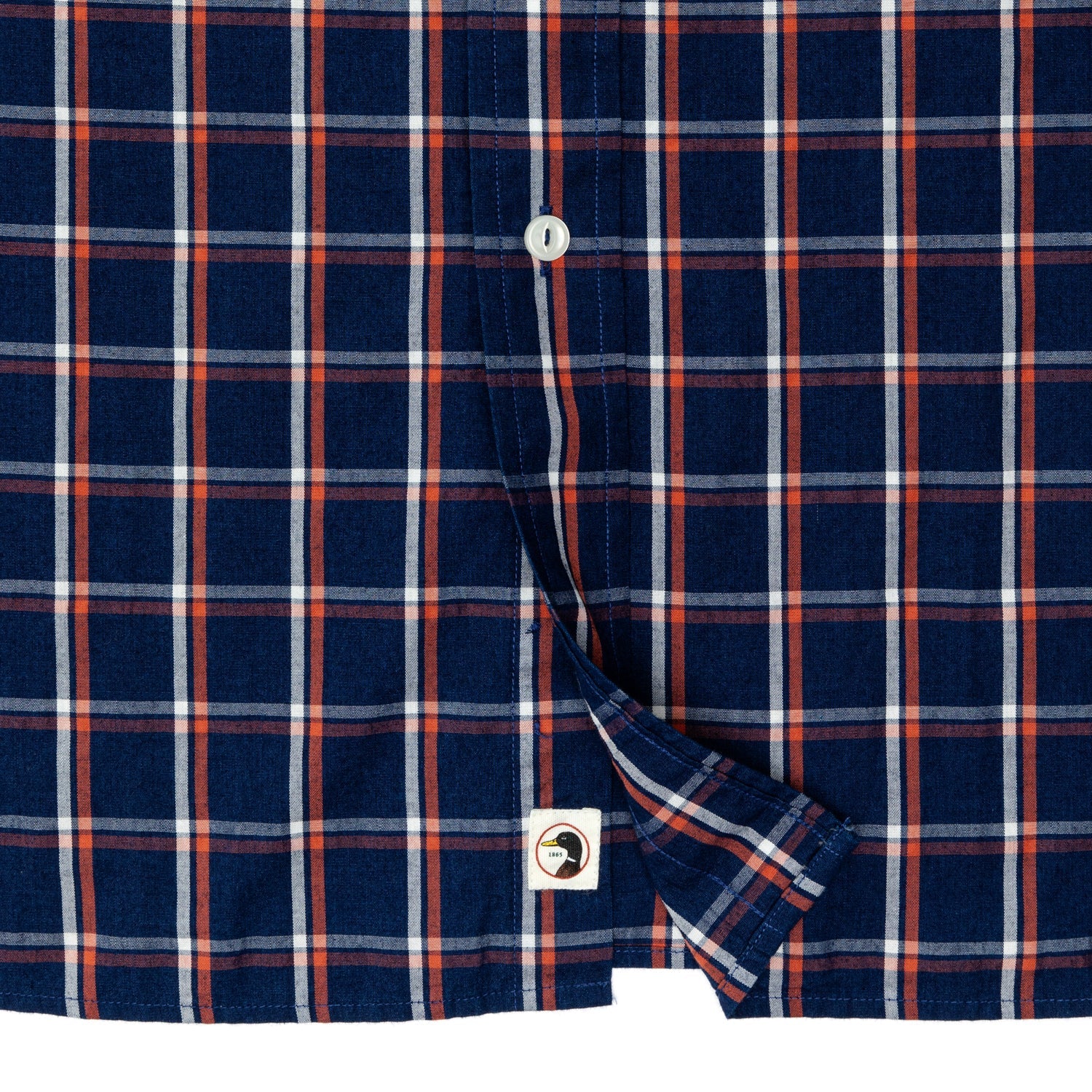 Tolbert Plaid Indigo Sport Shirt