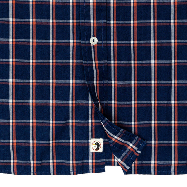 Tolbert Plaid Indigo Sport Shirt