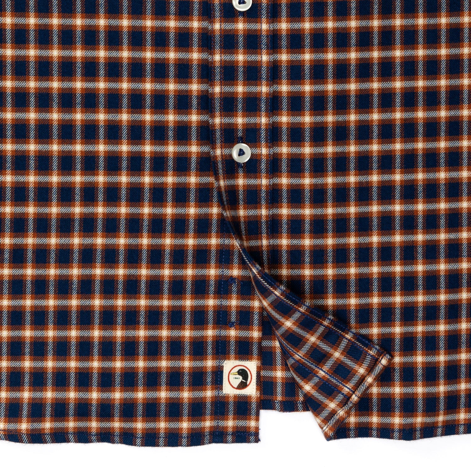 Harps Plaid Cotton Flannel Sport Shirt