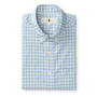 Bradley Plaid Performance Poplin Sport Shirt - Faded Peach