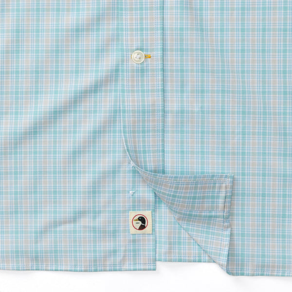 Trent Plaid Performance Poplin Sport Shirt - Meadowbrook