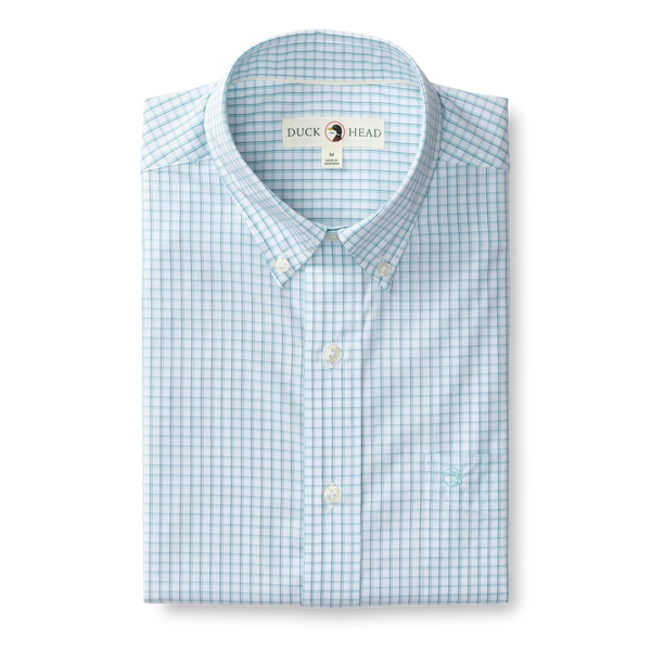 Casey Plaid Performance Poplin Sport Shirt - Meadowbrook