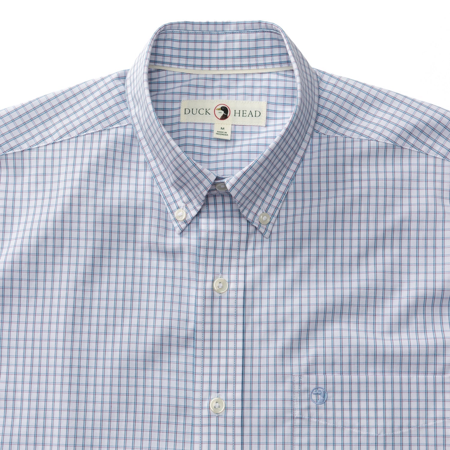 Casey Plaid Performance Poplin Sport Shirt - Violet Quartz