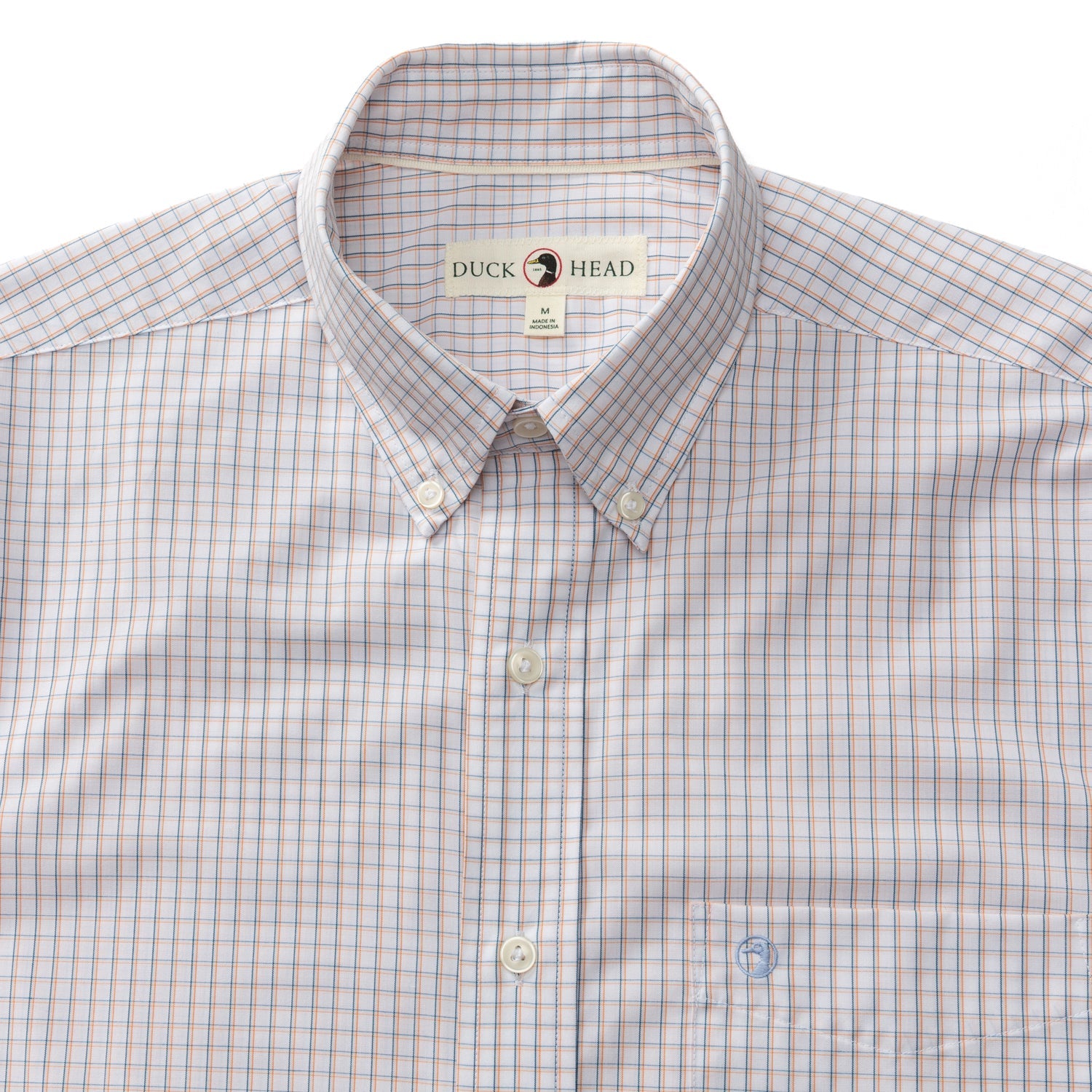 Casey Plaid Performance Poplin Sport Shirt - Copper Tan