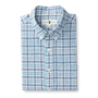 Broome Plaid Linen Cotton Sport Shirt - Pastel Blue