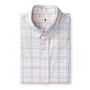 Winston Plaid Cotton Twill Sport Shirt - Copper Tan