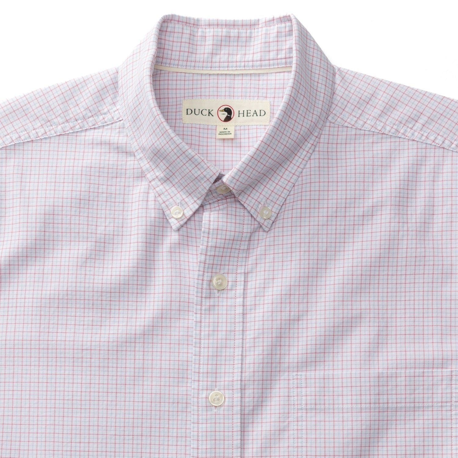 Mason Plaid Cotton Oxford Sport Shirt - Desert Pink