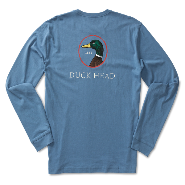 Harbor Blue Logo Long Sleeve T-Shirt