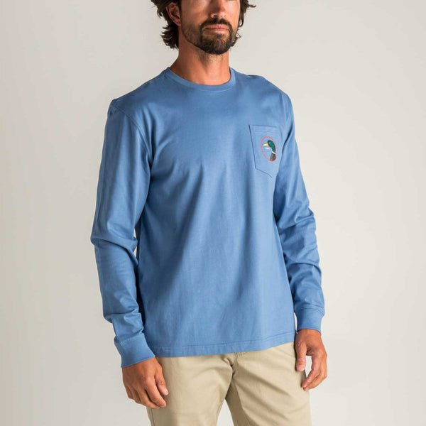 Harbor Blue Logo Long Sleeve T-Shirt