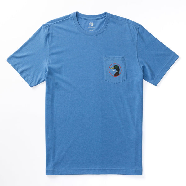 Logo Short Sleeve T-Shirt - Lake Blue Heather