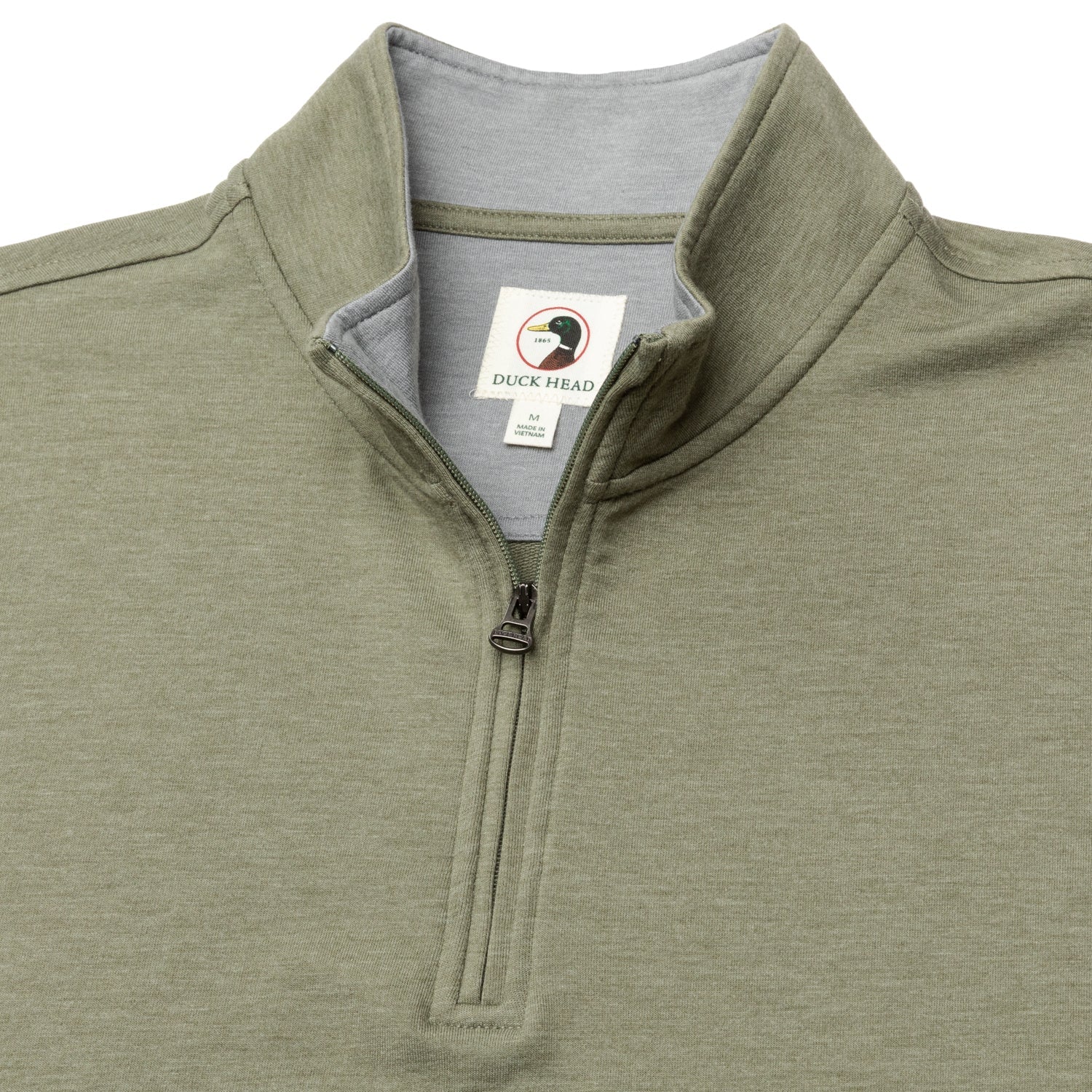 Dunmore Performance 1/4 Zip Pullover - Deep Lichen Olive Heather