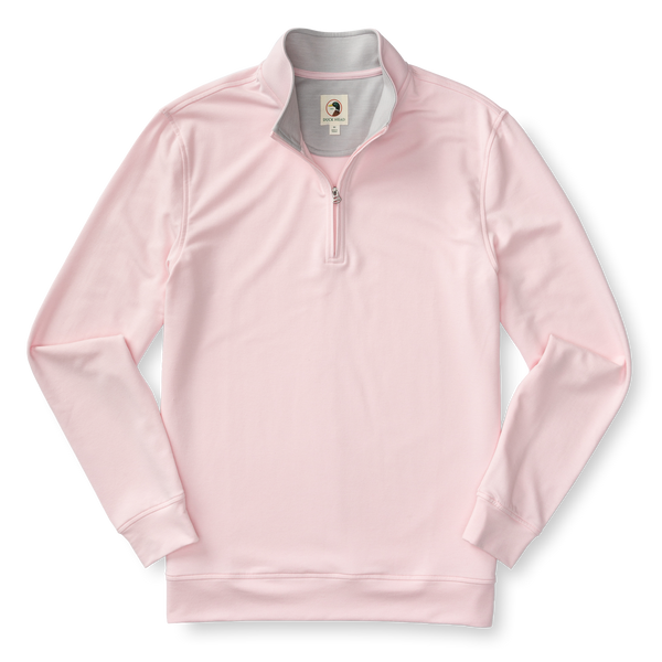 Dunmore Performance 1/4 Zip Pullover - Pastel Pink